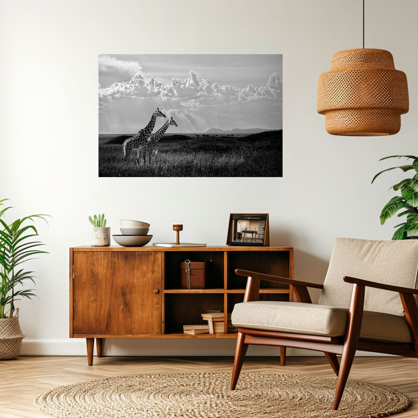 ELEGANT HEIGHTS SVELATO Poster orizzontale staccabile e attaccabile