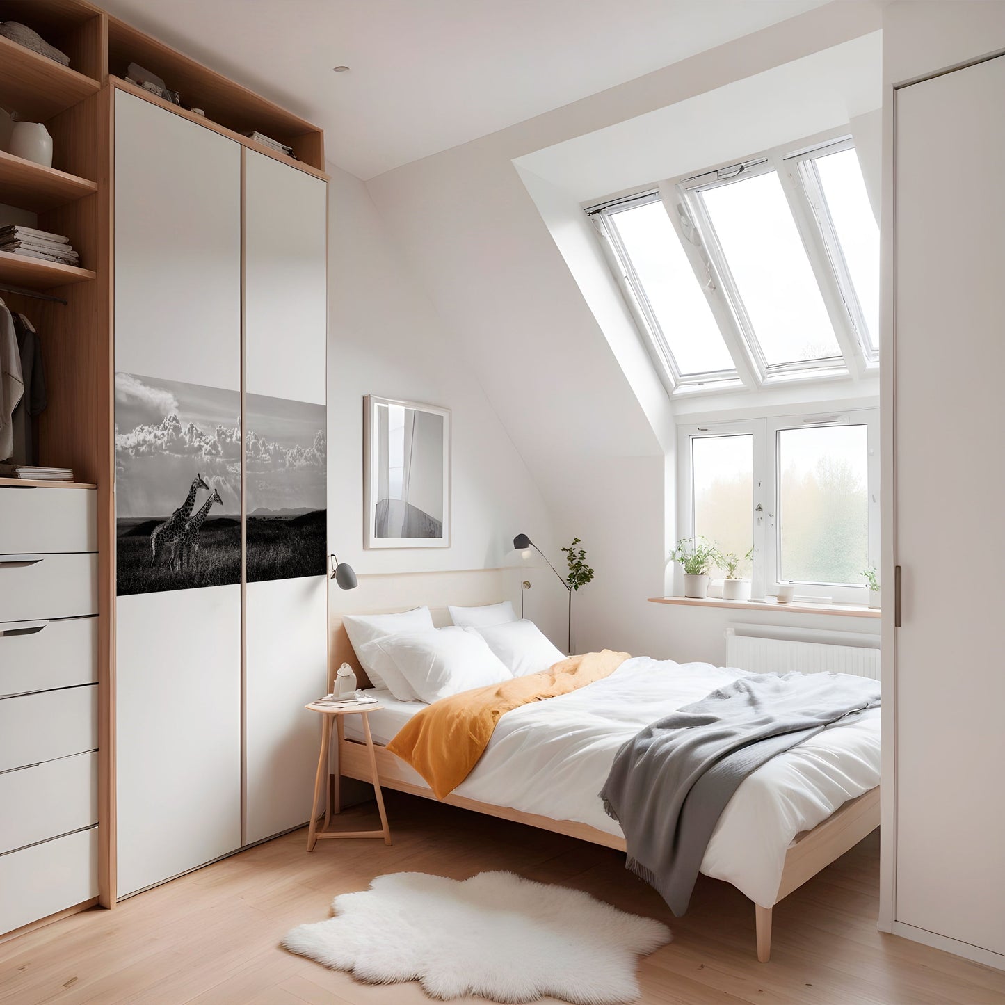 ELEGANT HEIGHTS SVELATO Poster orizzontale staccabile e attaccabile