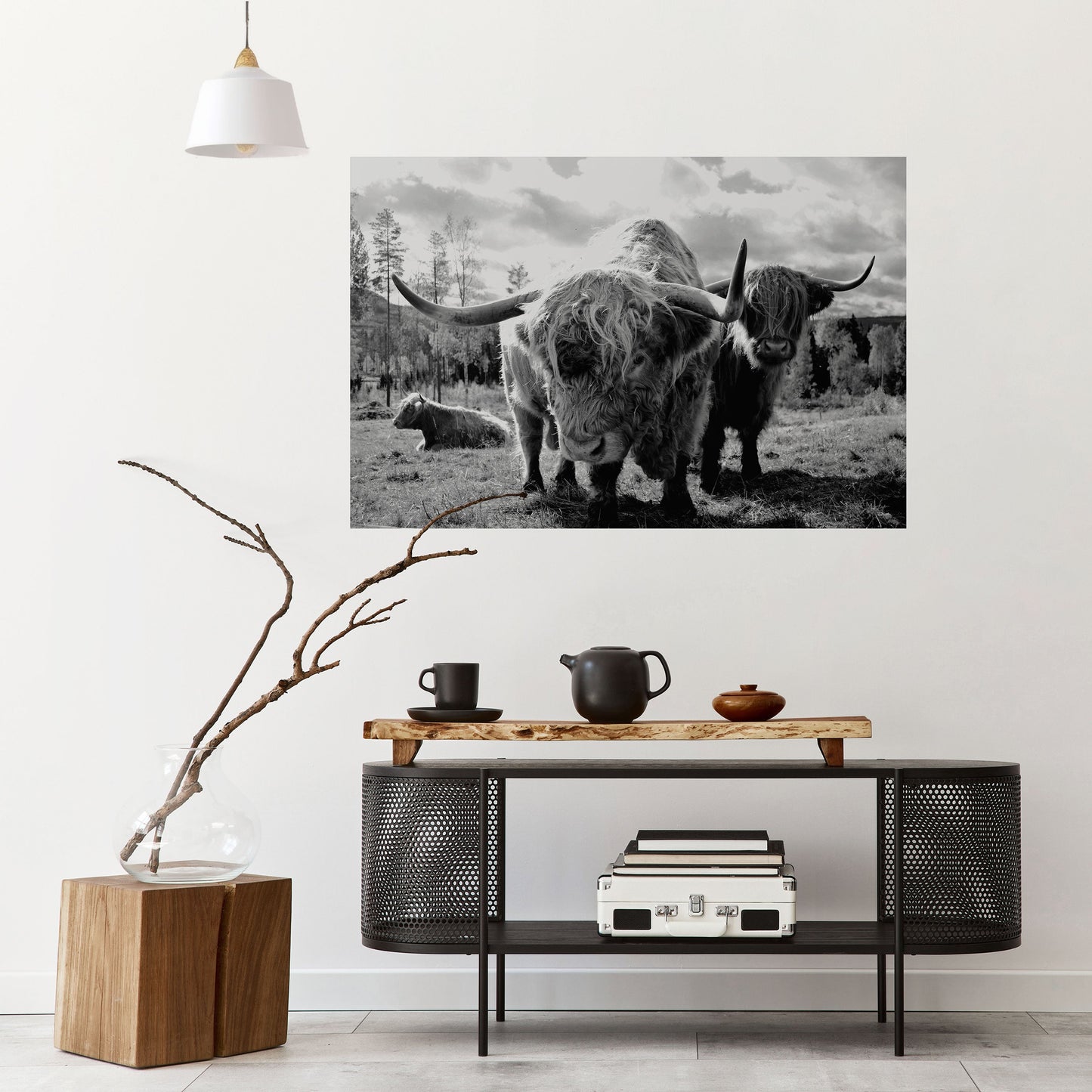 Poster orizzontale staccabile e attaccabile "QUIETE DELLE VECCHIE ANIME"