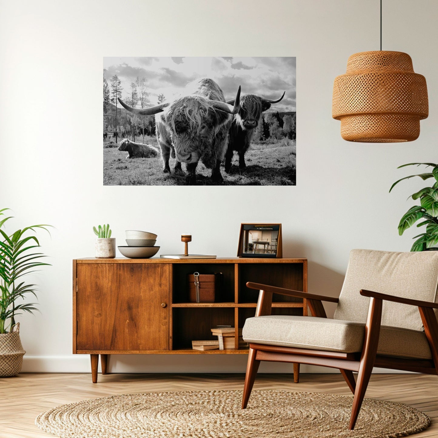 Poster orizzontale staccabile e attaccabile "QUIETE DELLE VECCHIE ANIME"