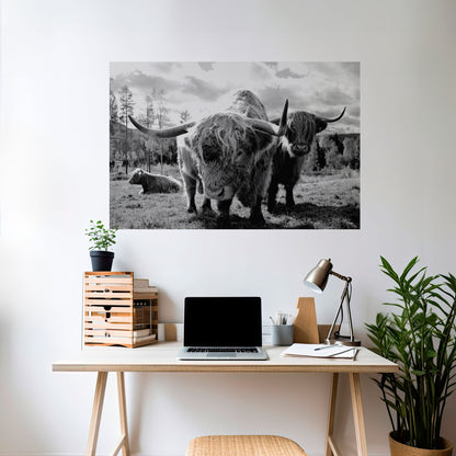 Poster orizzontale staccabile e attaccabile "QUIETE DELLE VECCHIE ANIME"