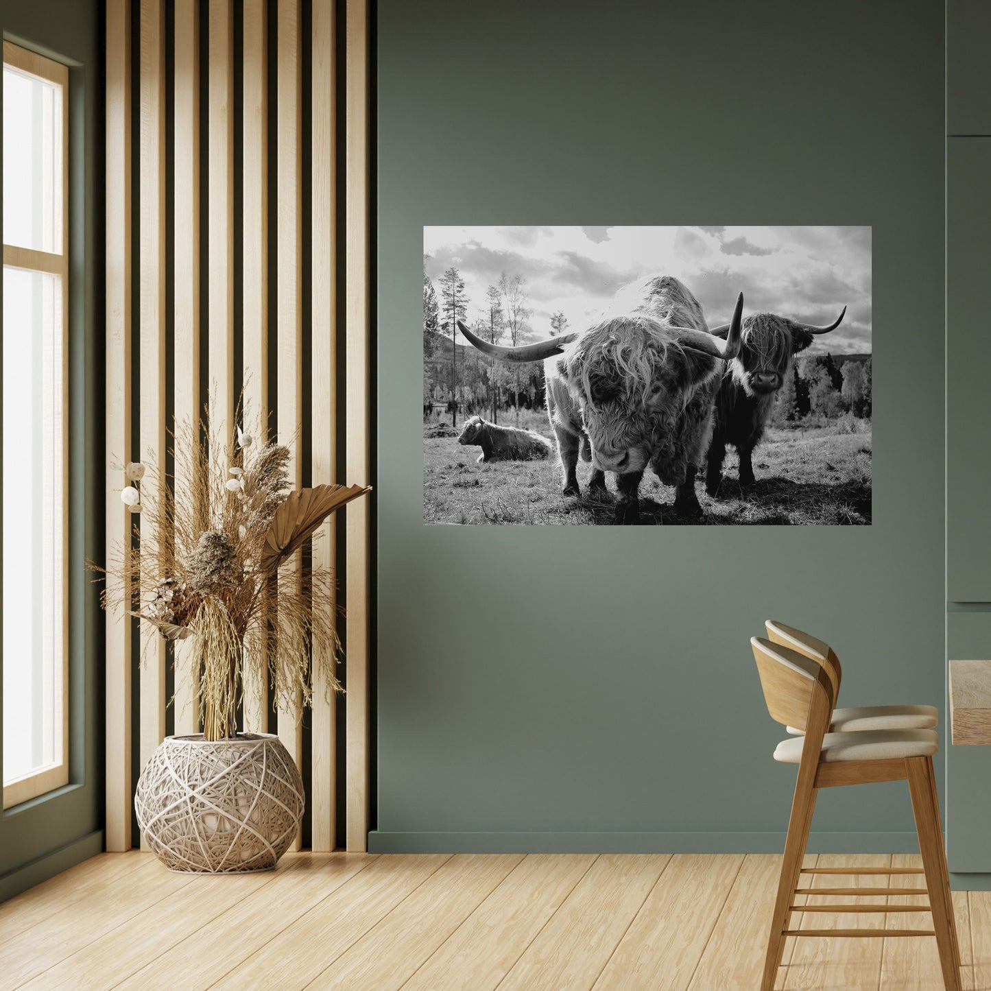 Poster orizzontale staccabile e attaccabile "QUIETE DELLE VECCHIE ANIME"