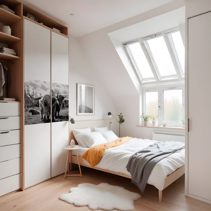 Poster orizzontale staccabile e attaccabile "QUIETE DELLE VECCHIE ANIME"