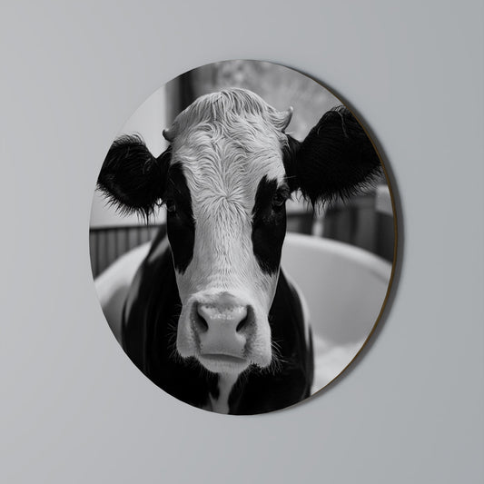 MONOCHROME MOOOD Round Wall Art