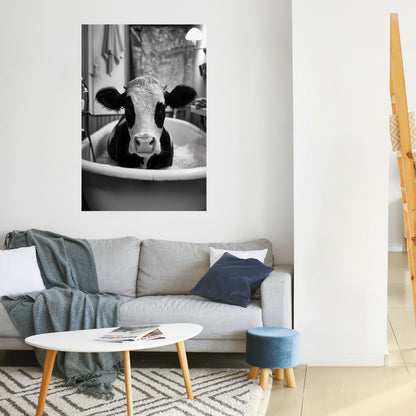 MONOCHROME MOOOD Poster verticale staccabile e attaccabile