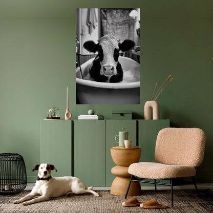 MONOCHROME MOOOD Poster verticale staccabile e attaccabile