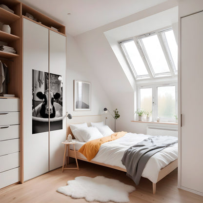 MONOCHROME MOOOD Poster verticale staccabile e attaccabile