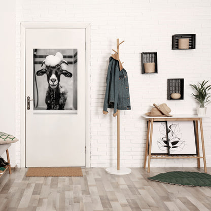 Poster verticale staccabile e attaccabile "BEATITUDINE IN BAGNO DI SCHIUMA"