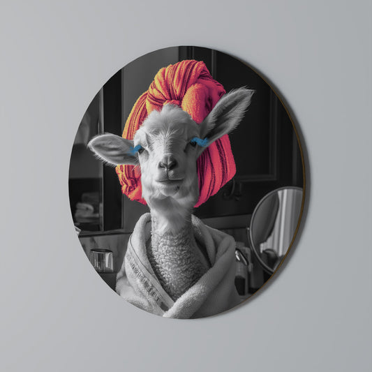 COUTURE CUDDLE Round Wall Art