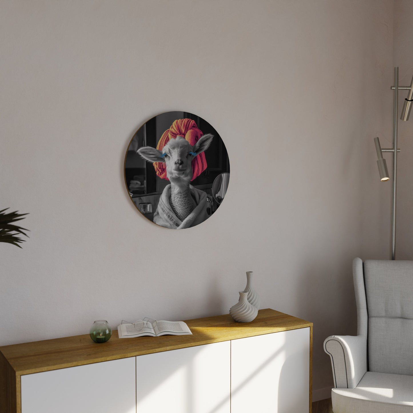 COUTURE CUDDLE Decorazione da Parete Rotonda