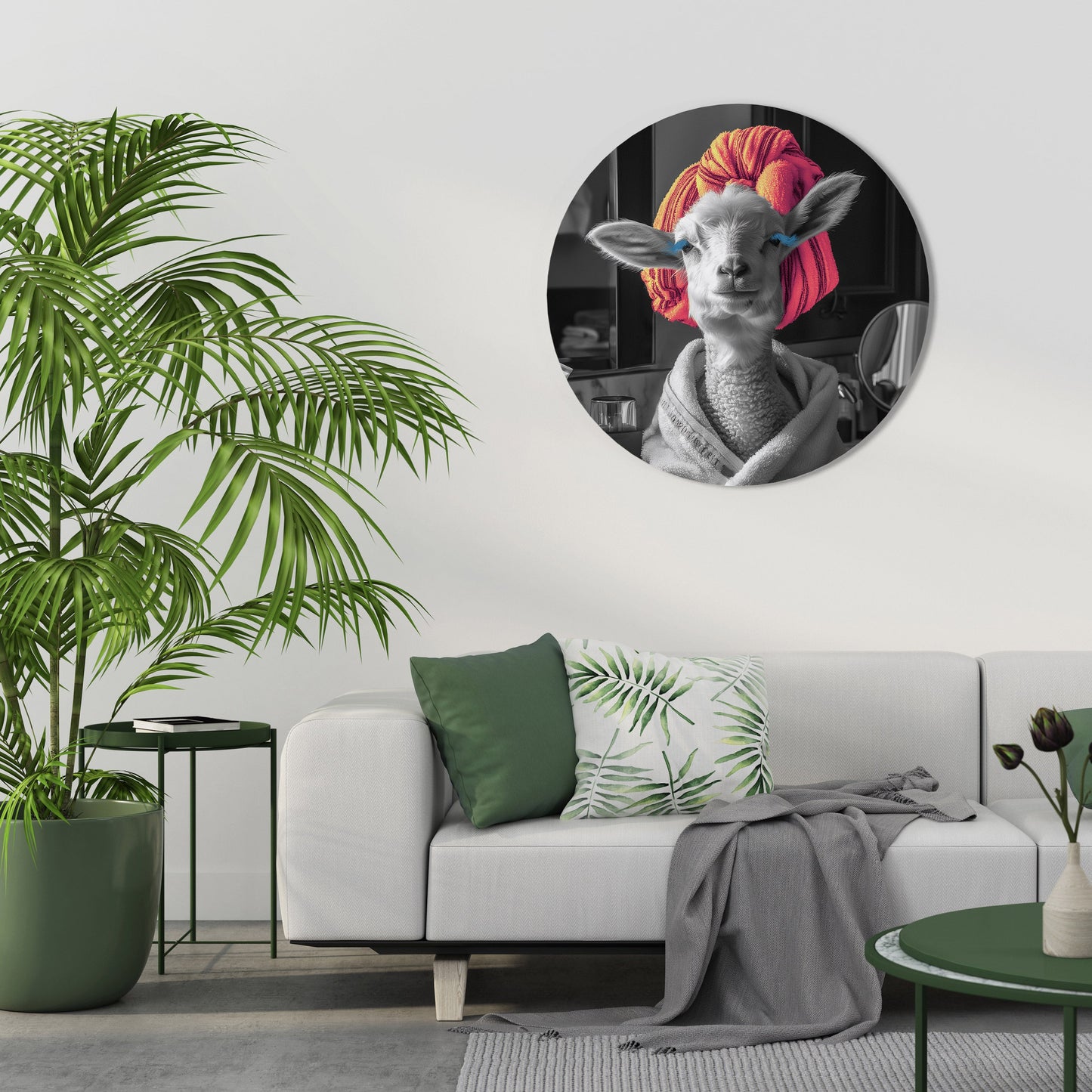 COUTURE CUDDLE Decorazione da Parete Rotonda