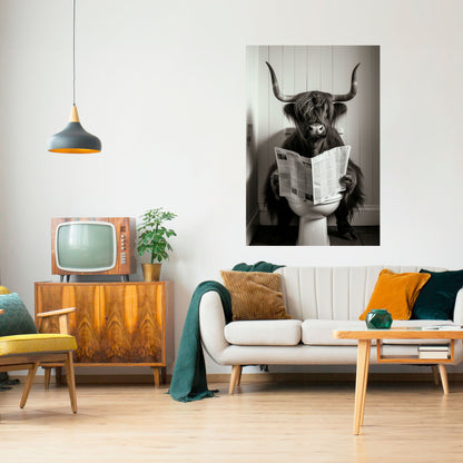 MOO-DY NEWS BREAK Poster verticale staccabile e attaccabile