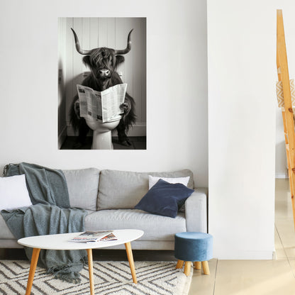 MOO-DY NEWS BREAK Poster verticale staccabile e attaccabile