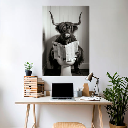 MOO-DY NEWS BREAK Poster verticale staccabile e attaccabile