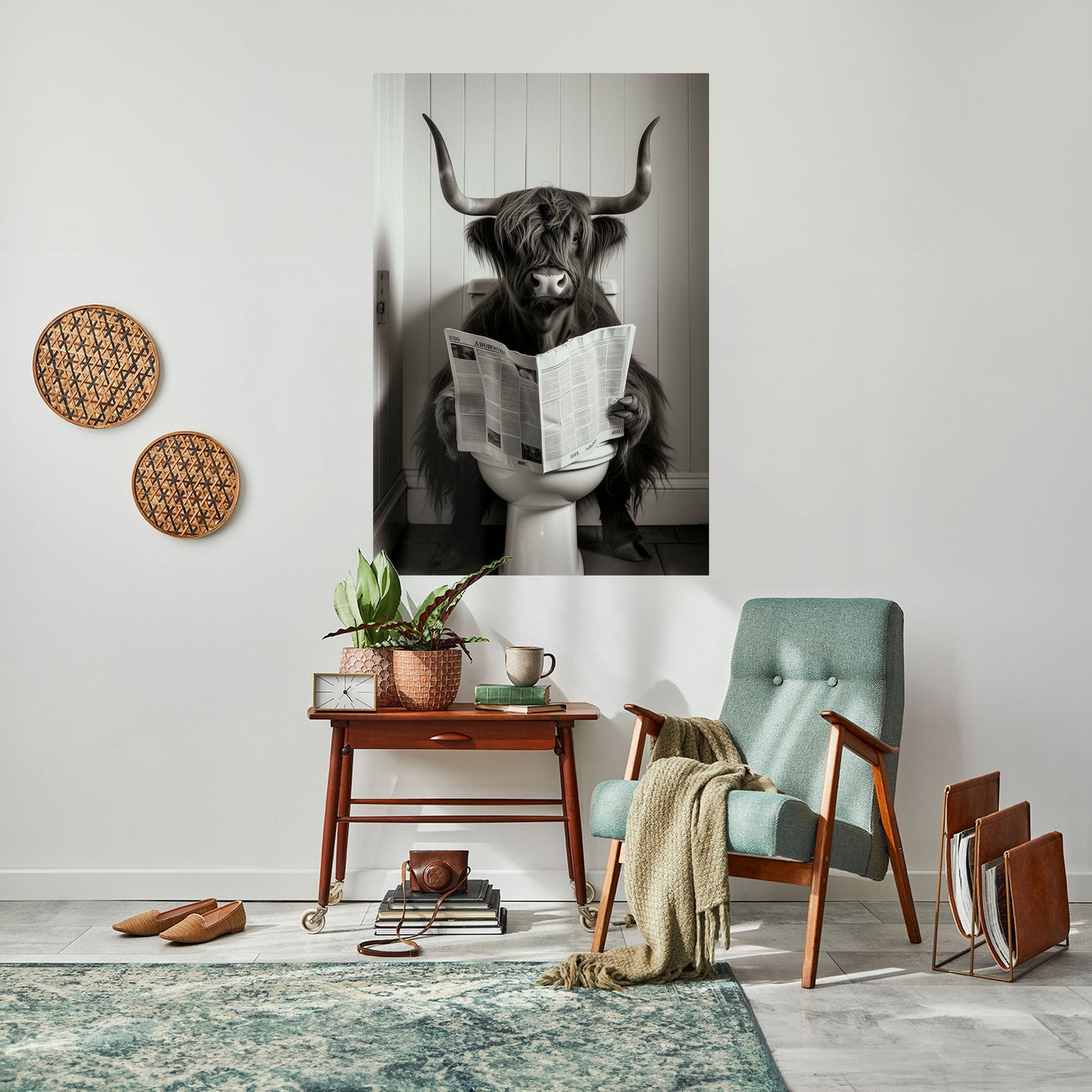 MOO-DY NEWS BREAK Poster verticale staccabile e attaccabile