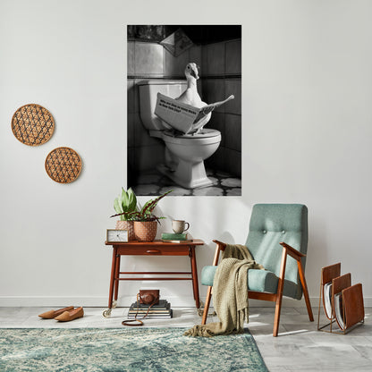 ANATRE IN CITTÀ Poster verticale staccabile e attaccabile