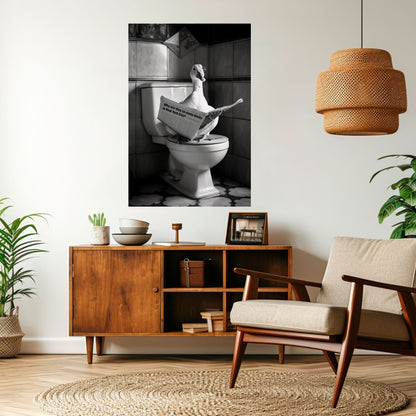 ANATRE IN CITTÀ Poster verticale staccabile e attaccabile