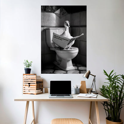 ANATRE IN CITTÀ Poster verticale staccabile e attaccabile