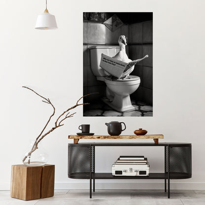 ANATRE IN CITTÀ Poster verticale staccabile e attaccabile