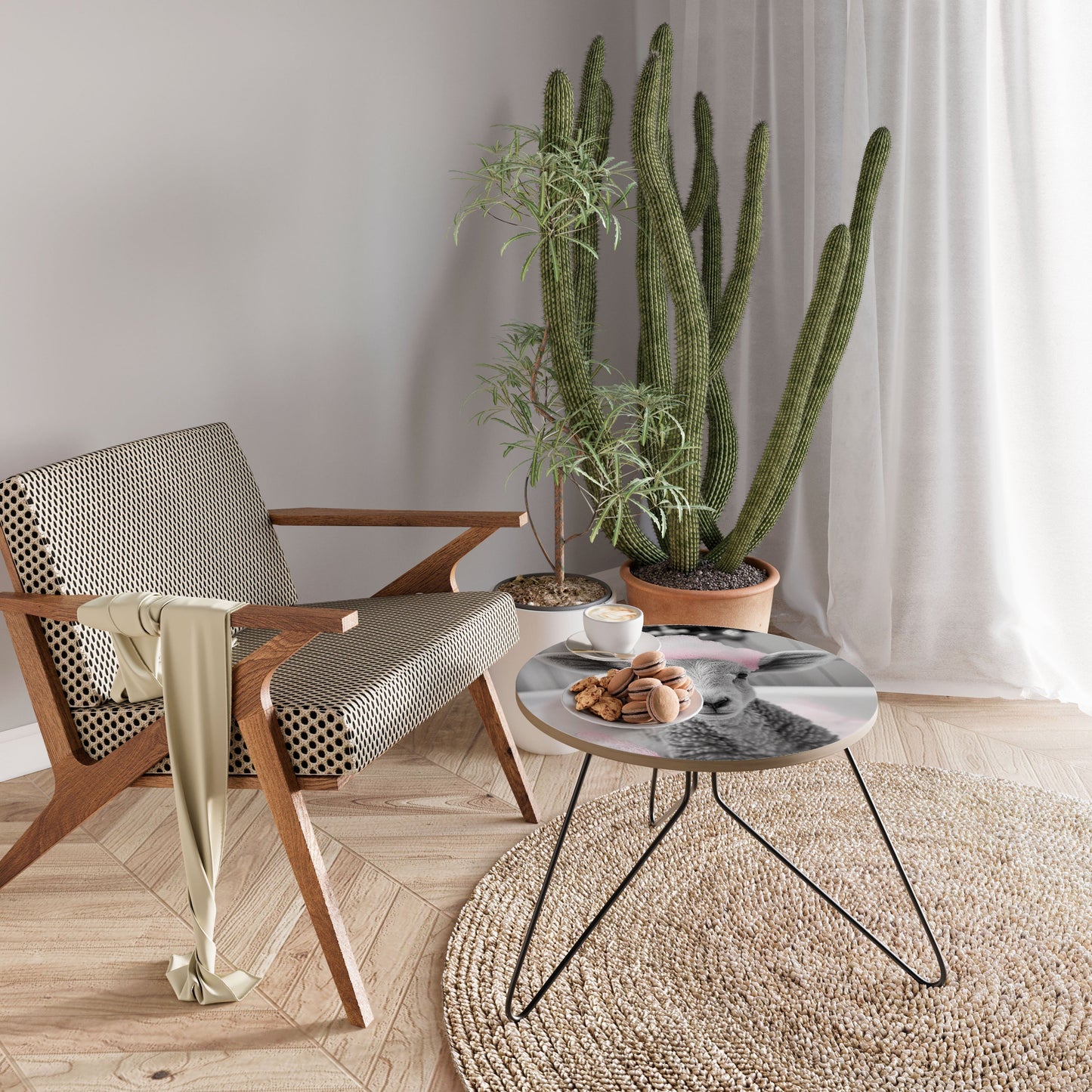 PINK CLOUD BATH TIME Coffee Table 60