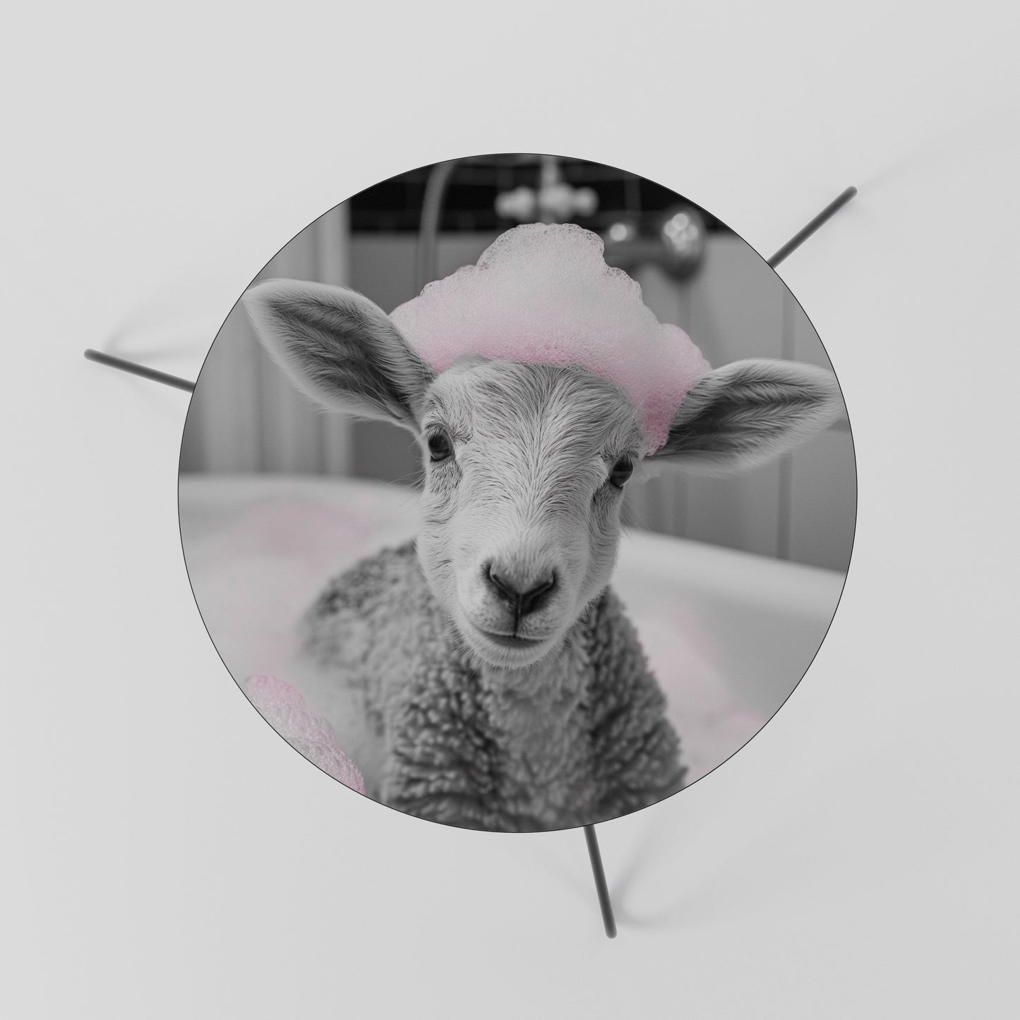 PINK CLOUD BATH TIME Coffee Table 60