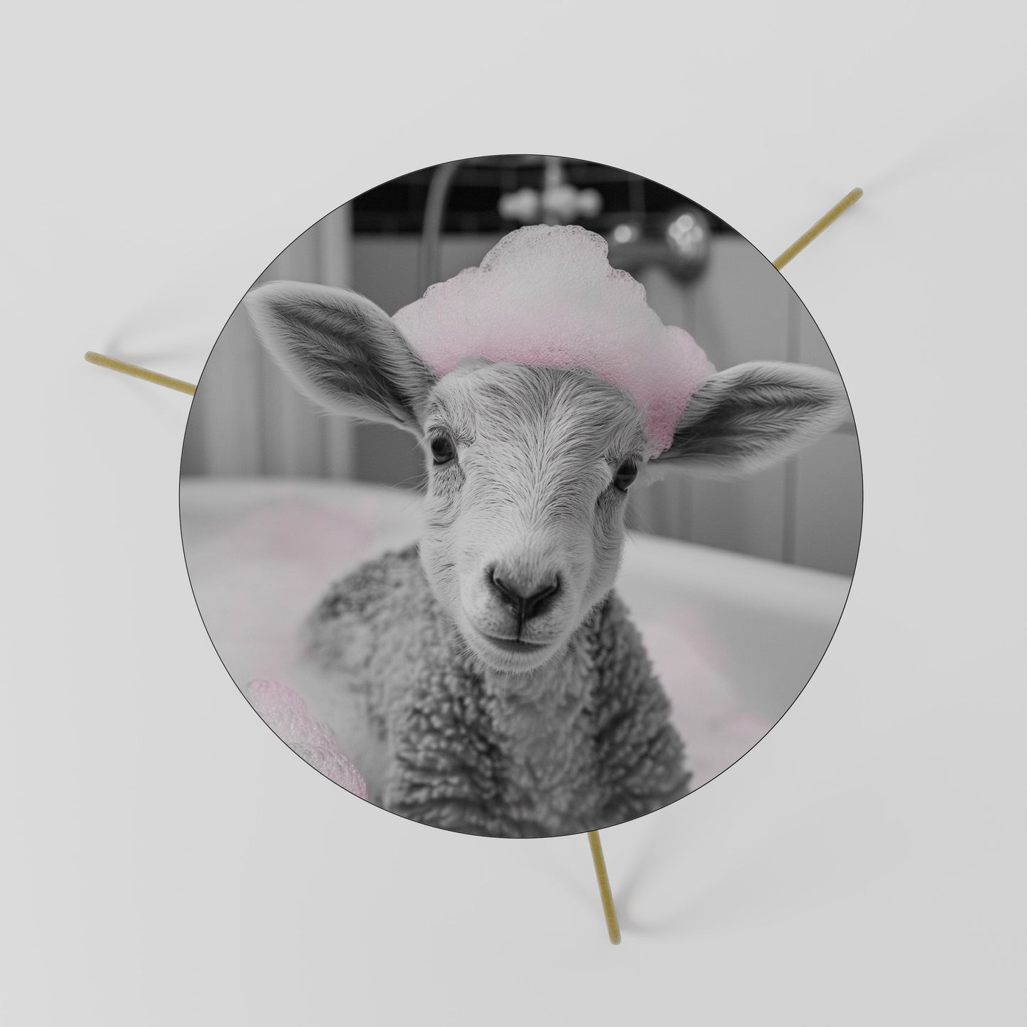 PINK CLOUD BATH TIME Coffee Table 60