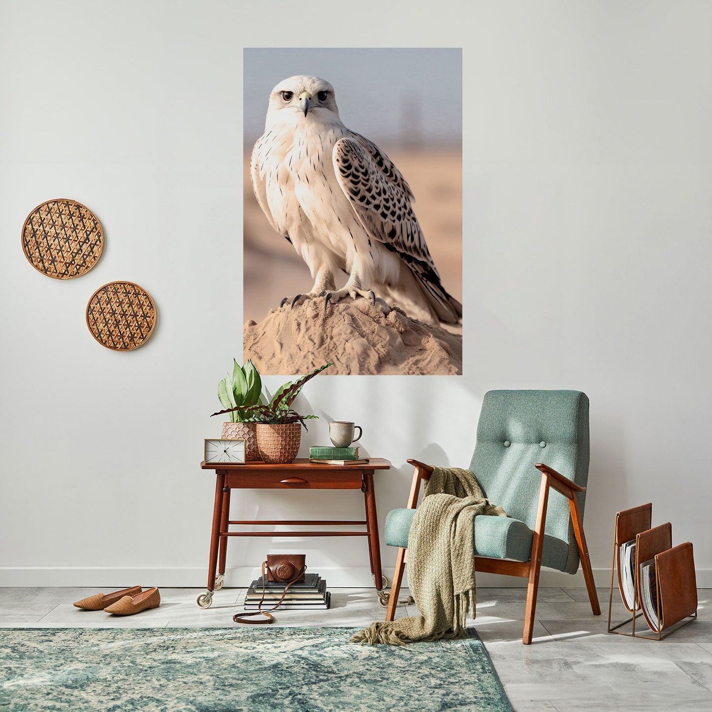 Poster verticale staccabile e attaccabile SILENT WINGS OF POWER