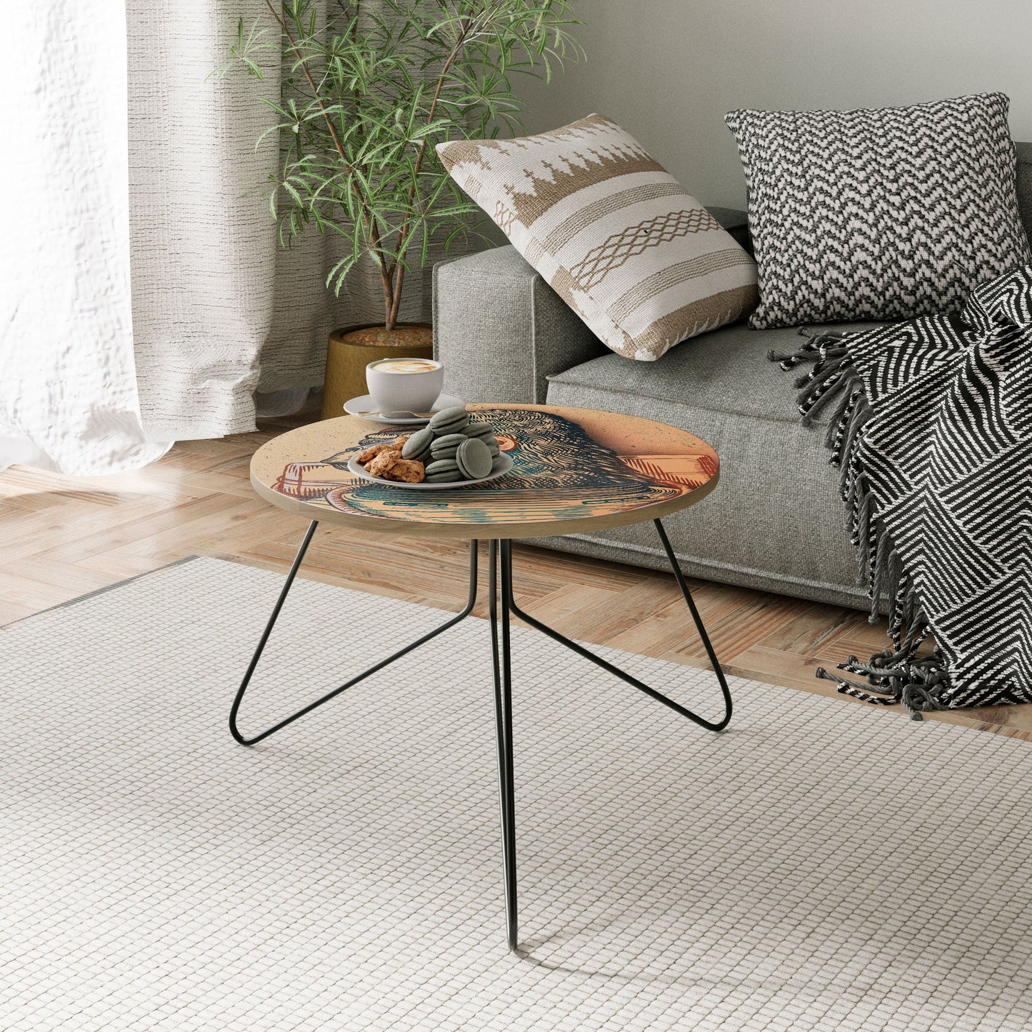 GORILLA GROOVE Tavolino da Salotto Ø60