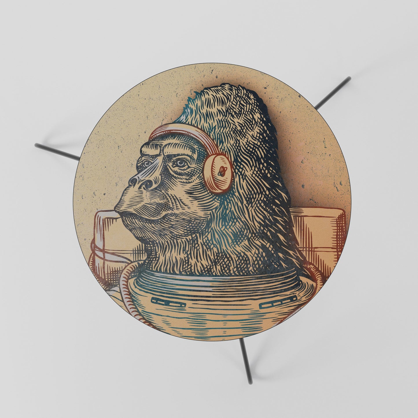 GORILLA GROOVE Tavolino da Salotto Ø60