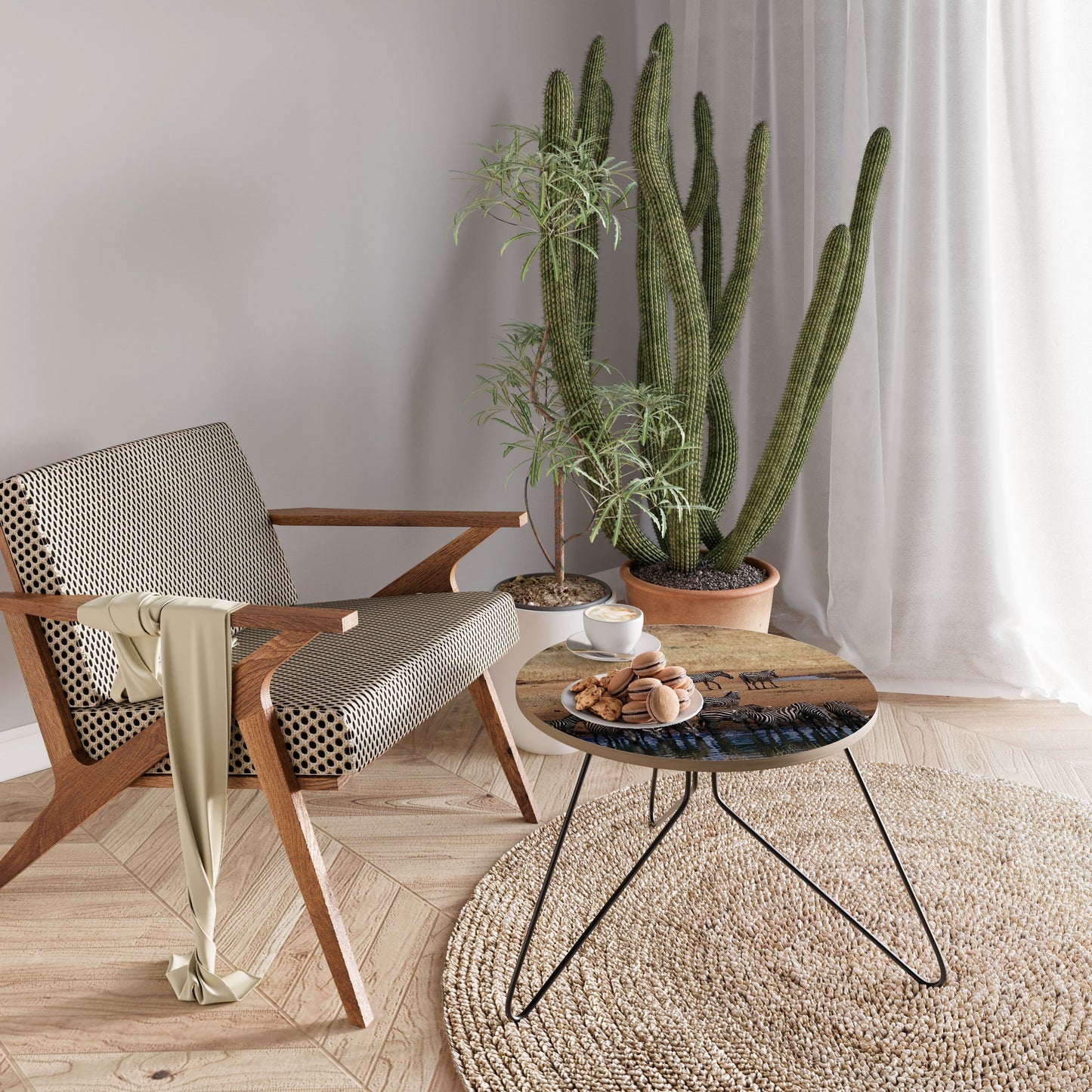 THE ZEBRA HARMONY Tavolino da Salotto Ø60