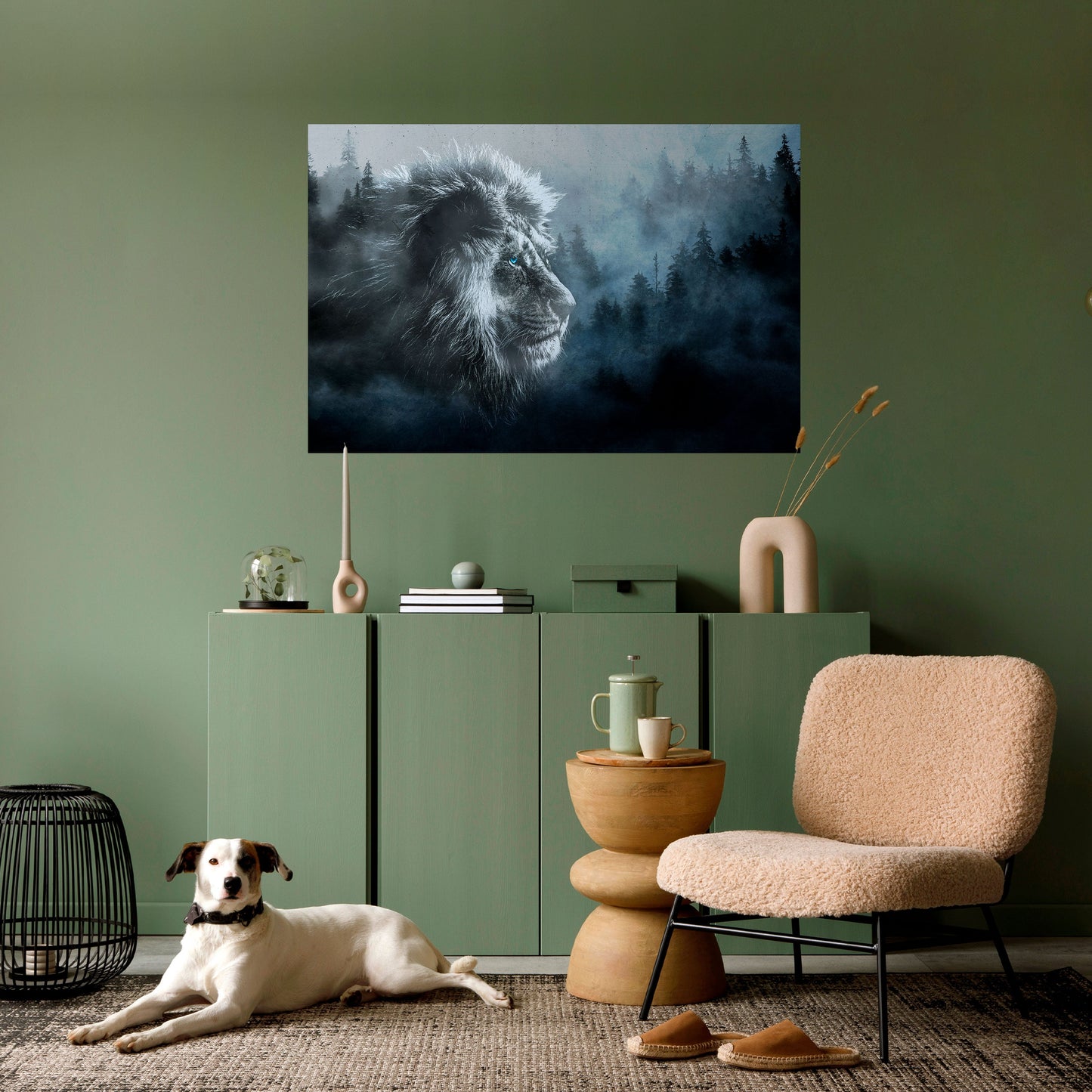 Poster orizzontale staccabile e attaccabile FROSTED ROYALTY