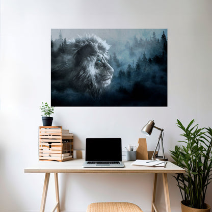 Poster orizzontale staccabile e attaccabile FROSTED ROYALTY