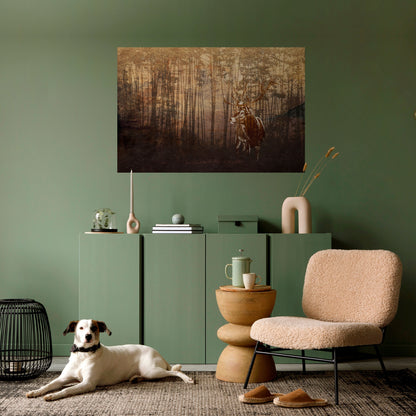 Poster orizzontale staccabile e attaccabile WHISPERING WOODS MYSTIQUE