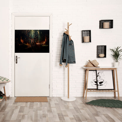 Poster orizzontale staccabile e attaccabile "GUARDIANO DELLA FORESTA INCANTATA"