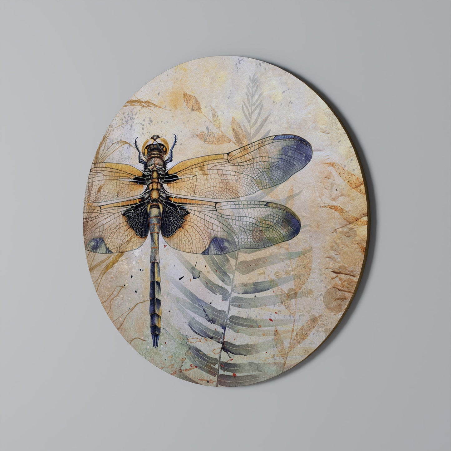 HER HIGHNESS DRAGONFLY Decorazione da Parete Rotonda