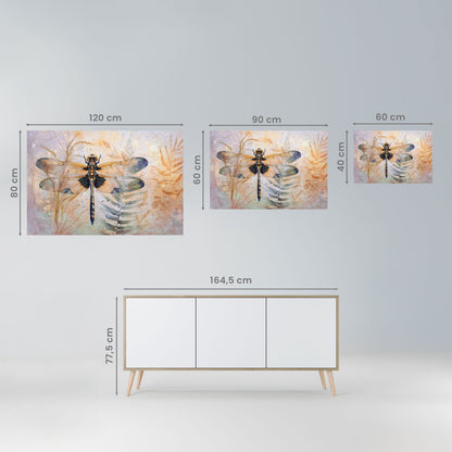 HER HIGHNESS DRAGONFLY Peel and Stick Horizontal Poster