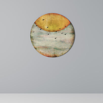 UP TO THE SUN Decorazione da Parete Rotonda