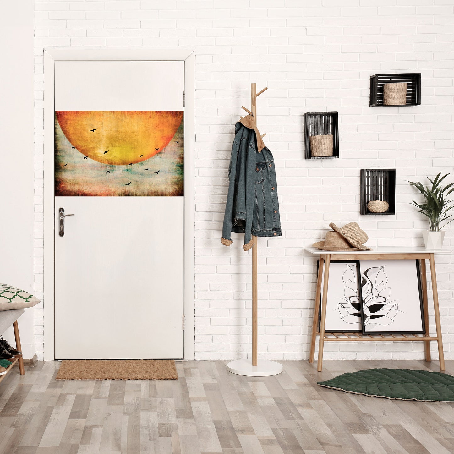 Poster orizzontale staccabile e attaccabile UP TO THE SUN