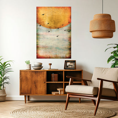 Poster verticale staccabile e attaccabile UP TO THE SUN