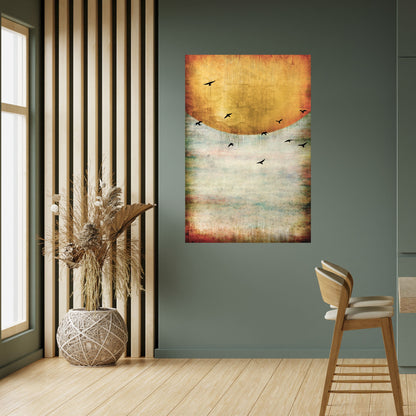 Poster verticale staccabile e attaccabile UP TO THE SUN