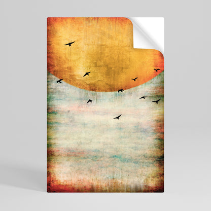 Poster verticale staccabile e attaccabile UP TO THE SUN