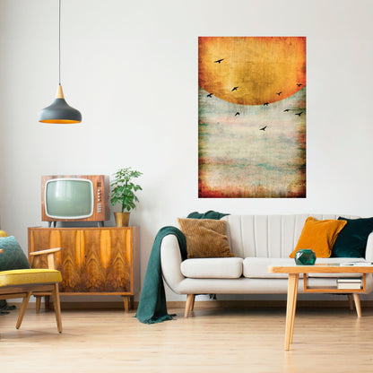 Poster verticale staccabile e attaccabile UP TO THE SUN