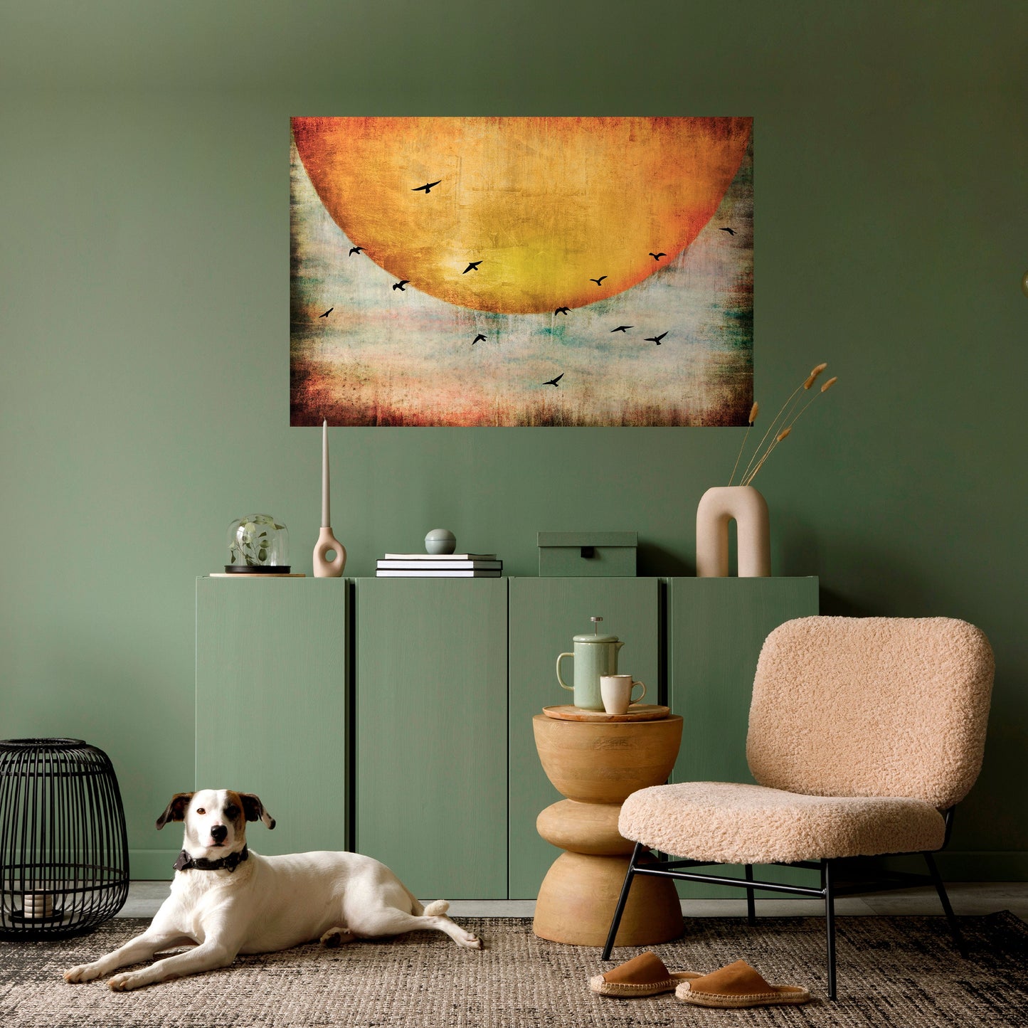 Poster orizzontale staccabile e attaccabile UP TO THE SUN