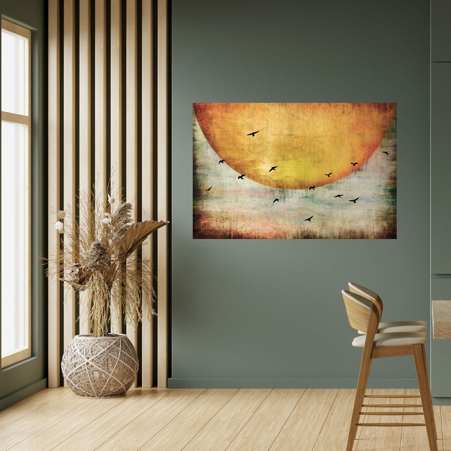 Poster orizzontale staccabile e attaccabile UP TO THE SUN