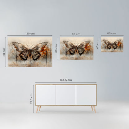 MECHANICAL BEAUTY UNVEILED Peel and Stick Horizontal Poster