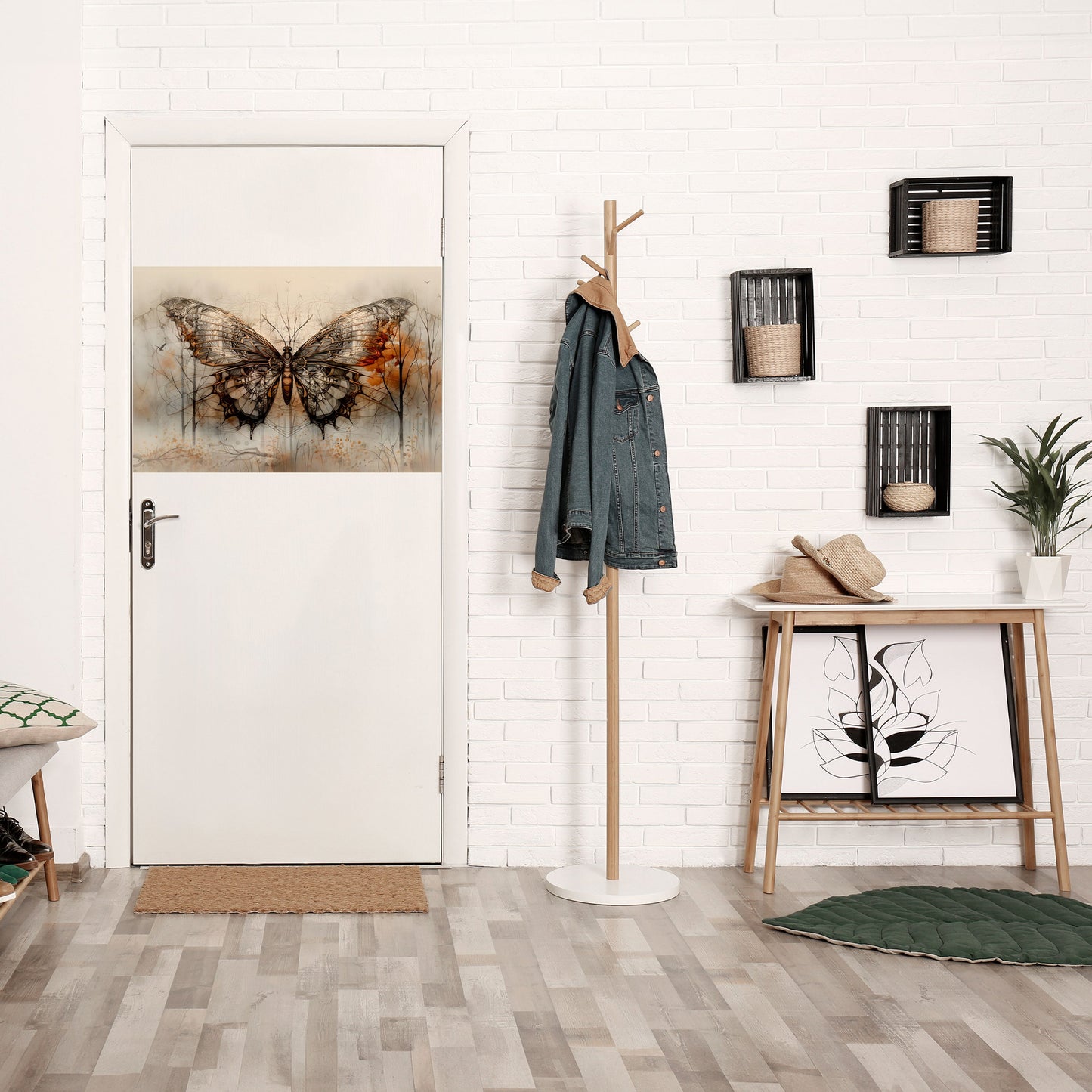 MECHANICAL BEAUTY UNVEILED Peel and Stick Horizontal Poster