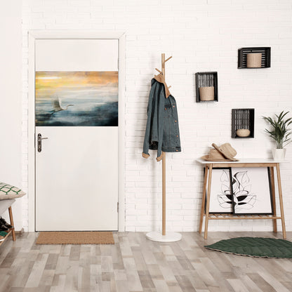 AIRONE IN VOLO Poster orizzontale staccabile e attaccabile