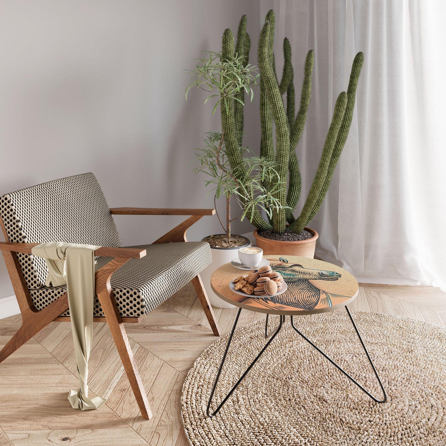 EQUINE SWAGGER Tavolino da Salotto Ø60