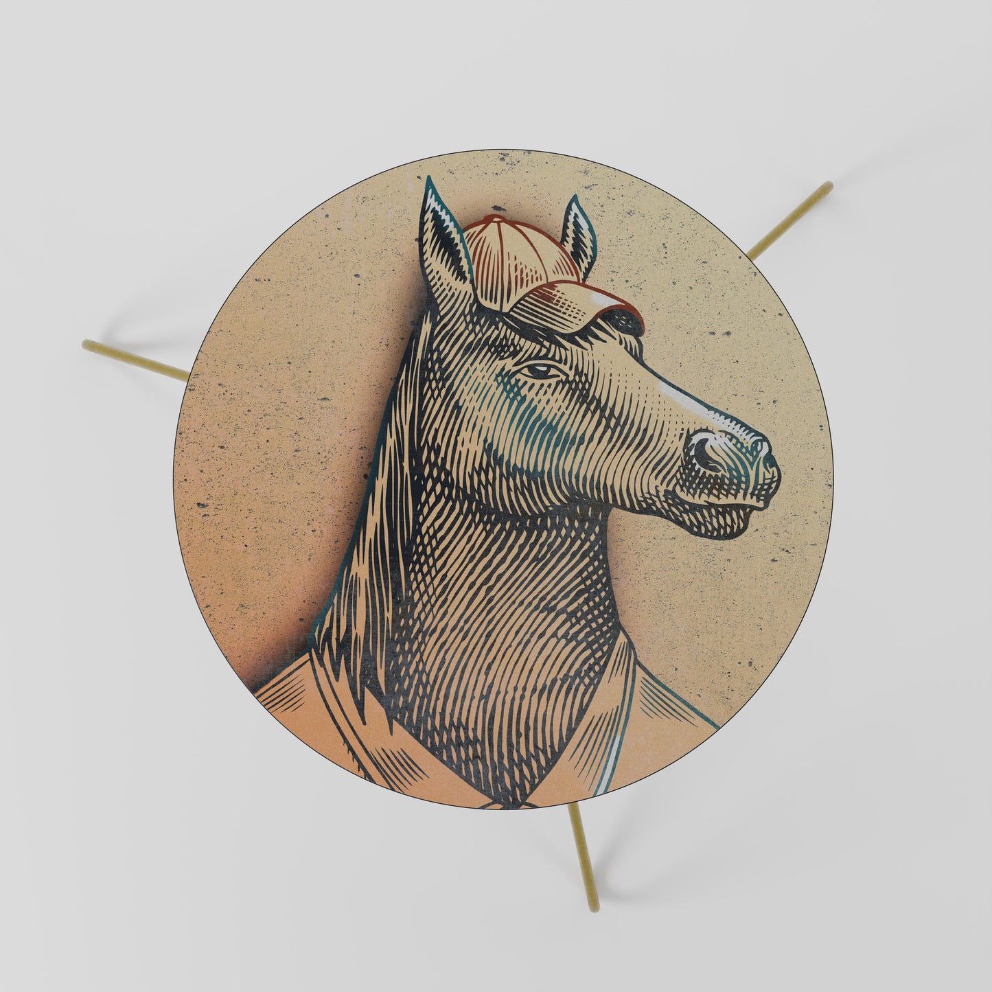 EQUINE SWAGGER Tavolino da Salotto Ø60