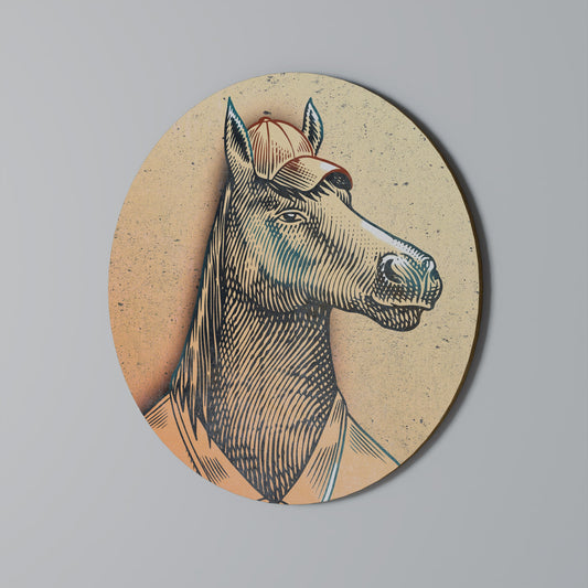 EQUINE SWAGGER Round Wall Art